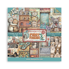 Stamperia - Furry Friends 2 - 8"x8" Double Sided Scrapbooking Pad